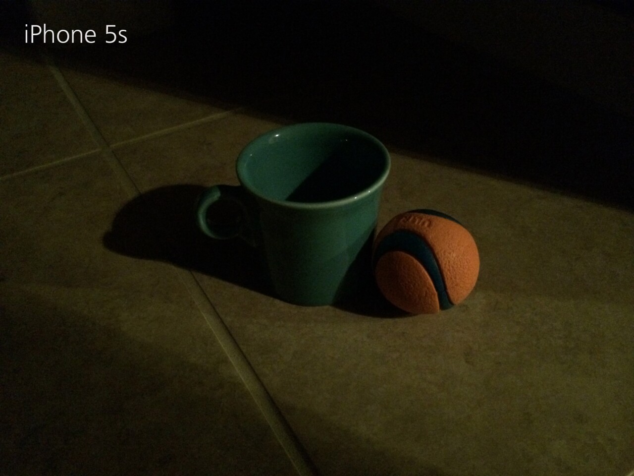 Poorly-lit indoor shot with the 5s