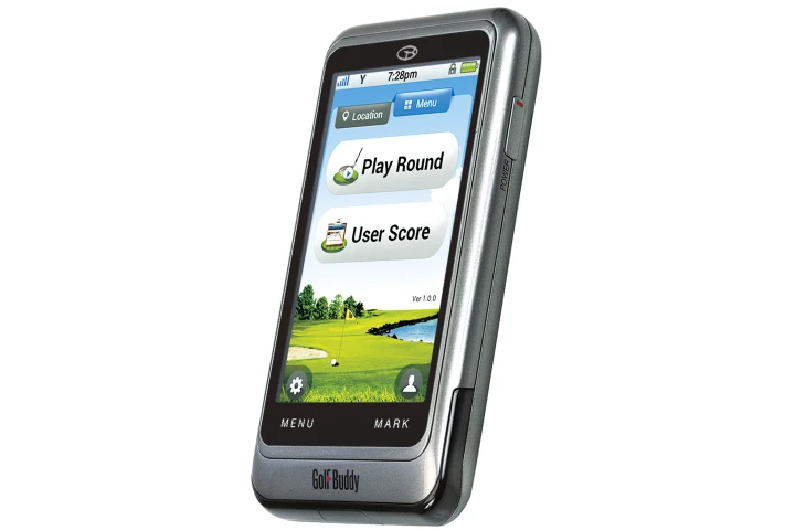 The GolfBuddy PT4 handheld GPS