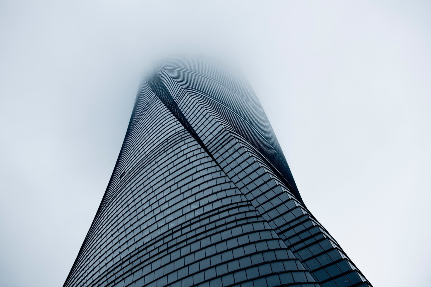 This photo of Gensler's Shanghai Tower by Nick Almasy highlights the intricacy of the building's facade