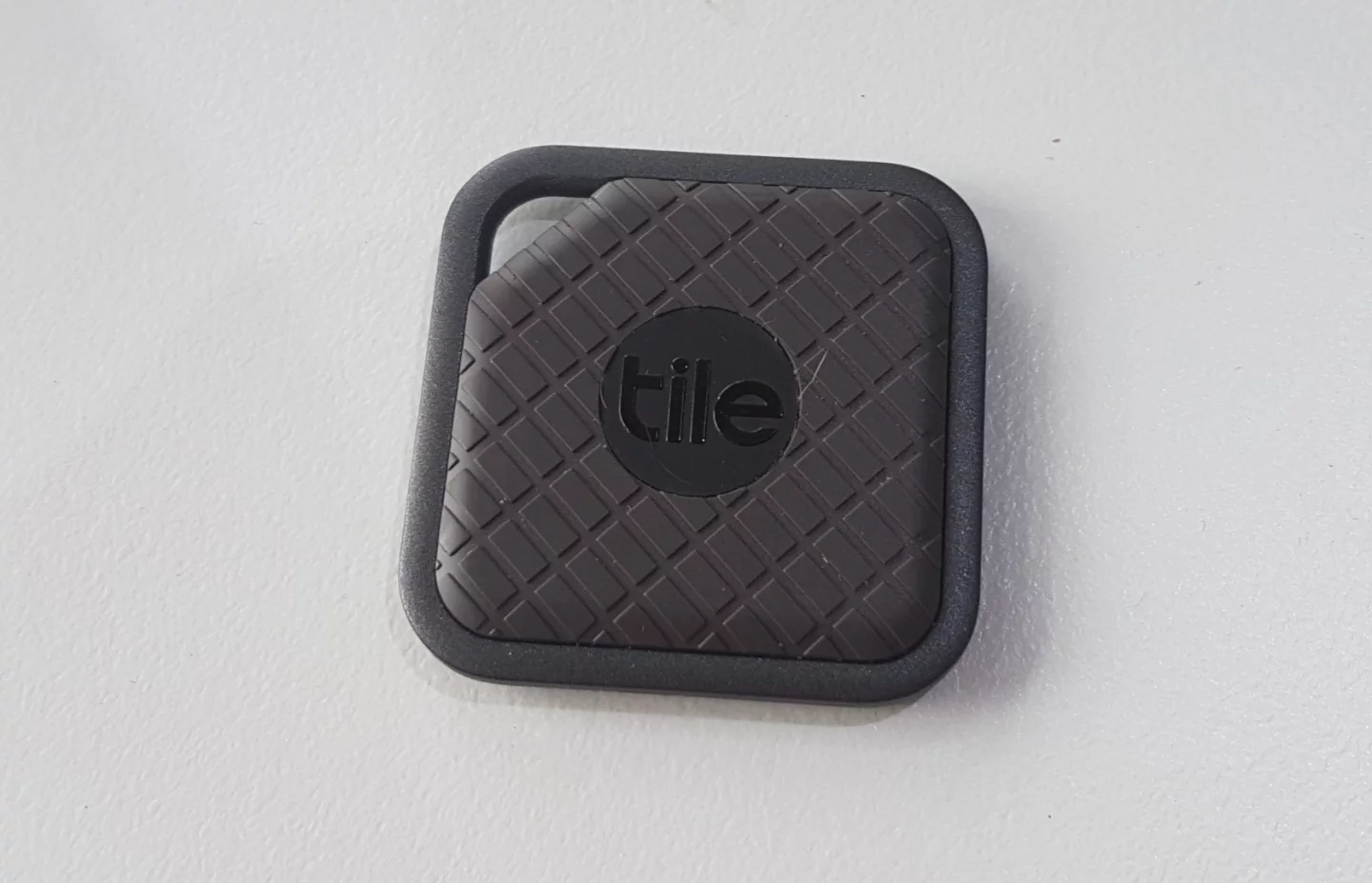 The Tile Sport is chunkier than other Bluetooth trackers, measuring 4 x 4 x 0.6 cm (1.6 x 1.6 x 0.2 in) and weighing 15 g (0.5 oz)