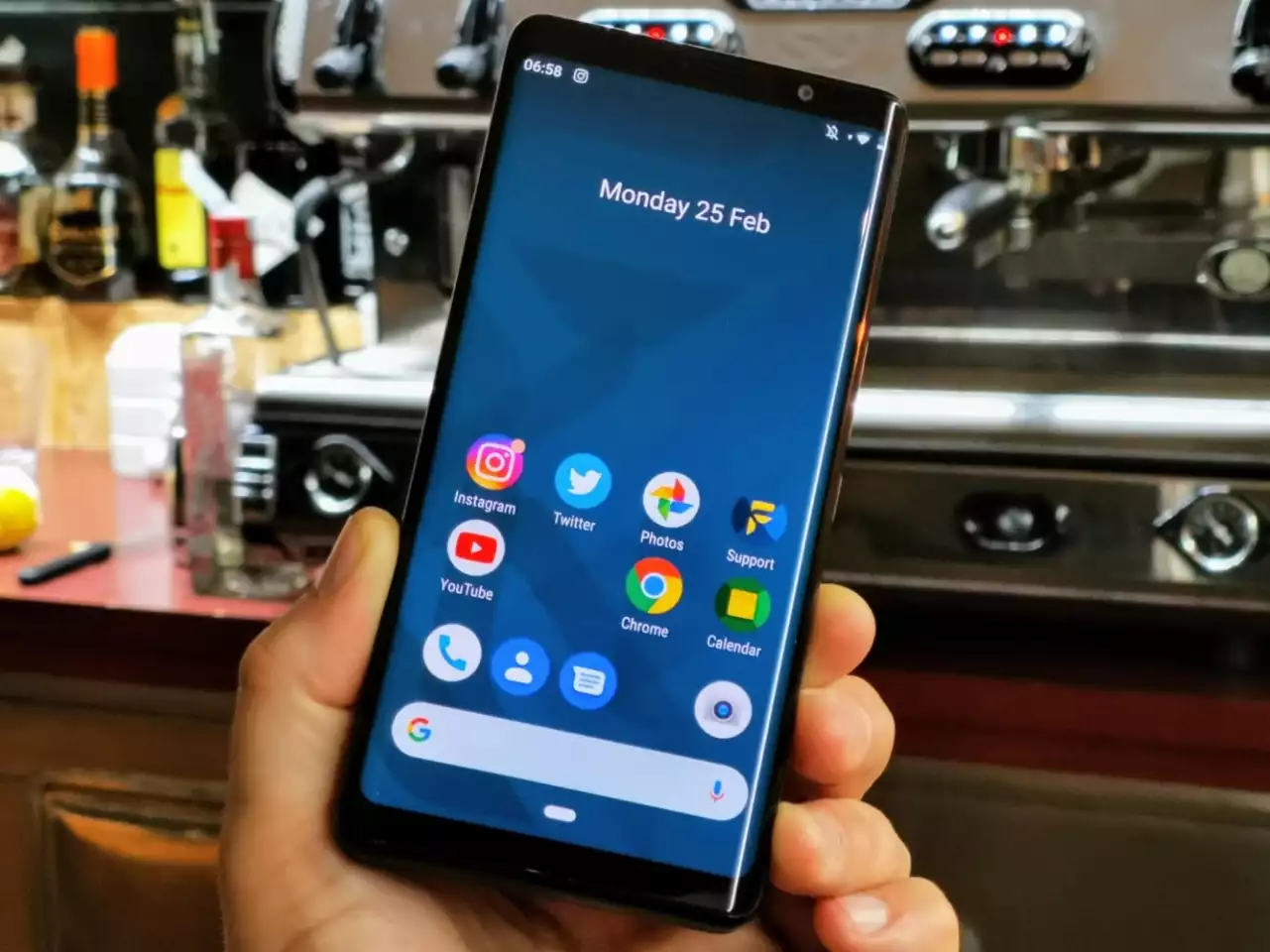 The Pro1's 3,200 mAh battery should be good for up to 10 hours of talk time between charges