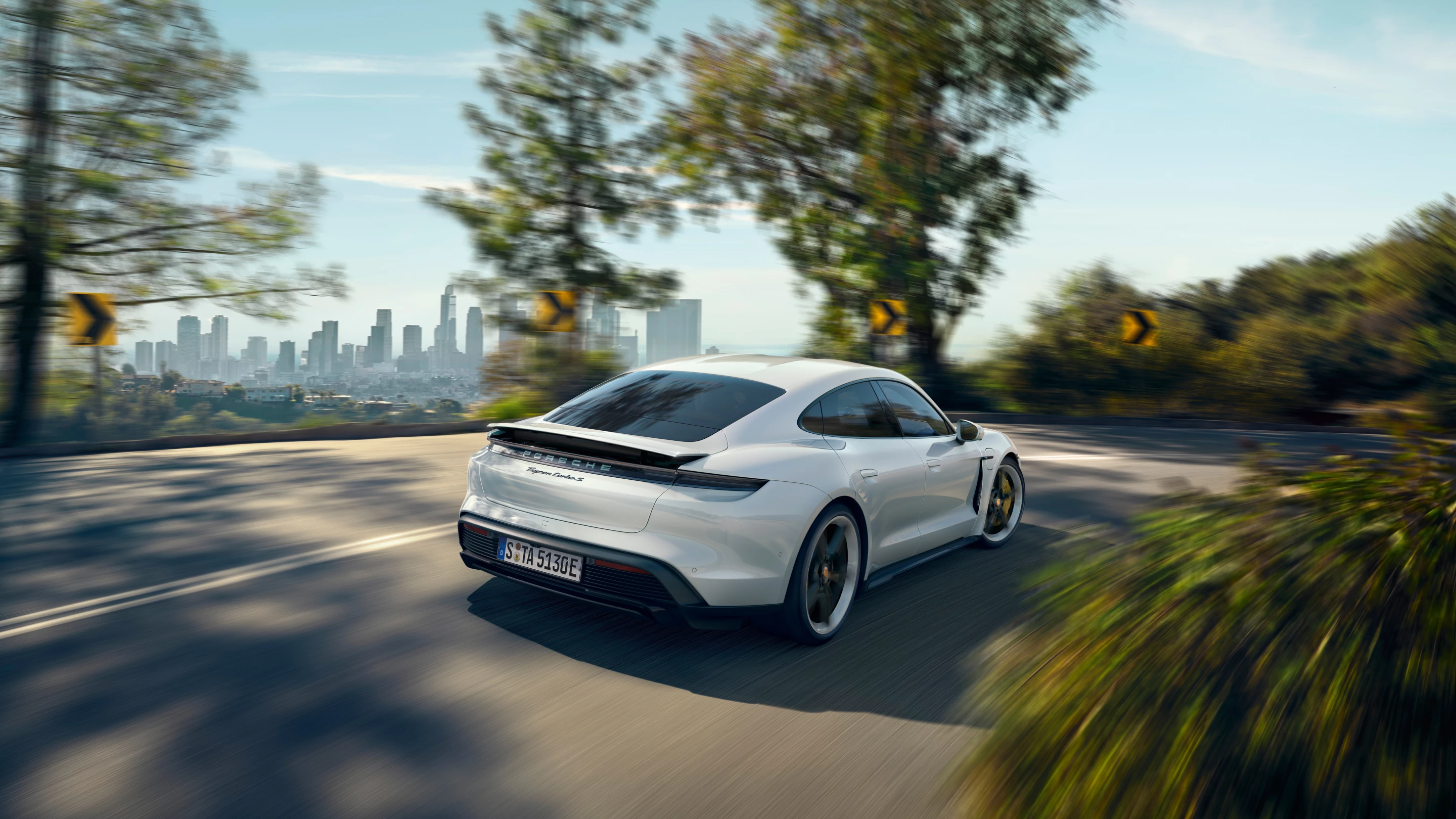The Teslas will have the wood on the Taycan Turbos in a straight line, but the Porsches will eat their lunch in the corners