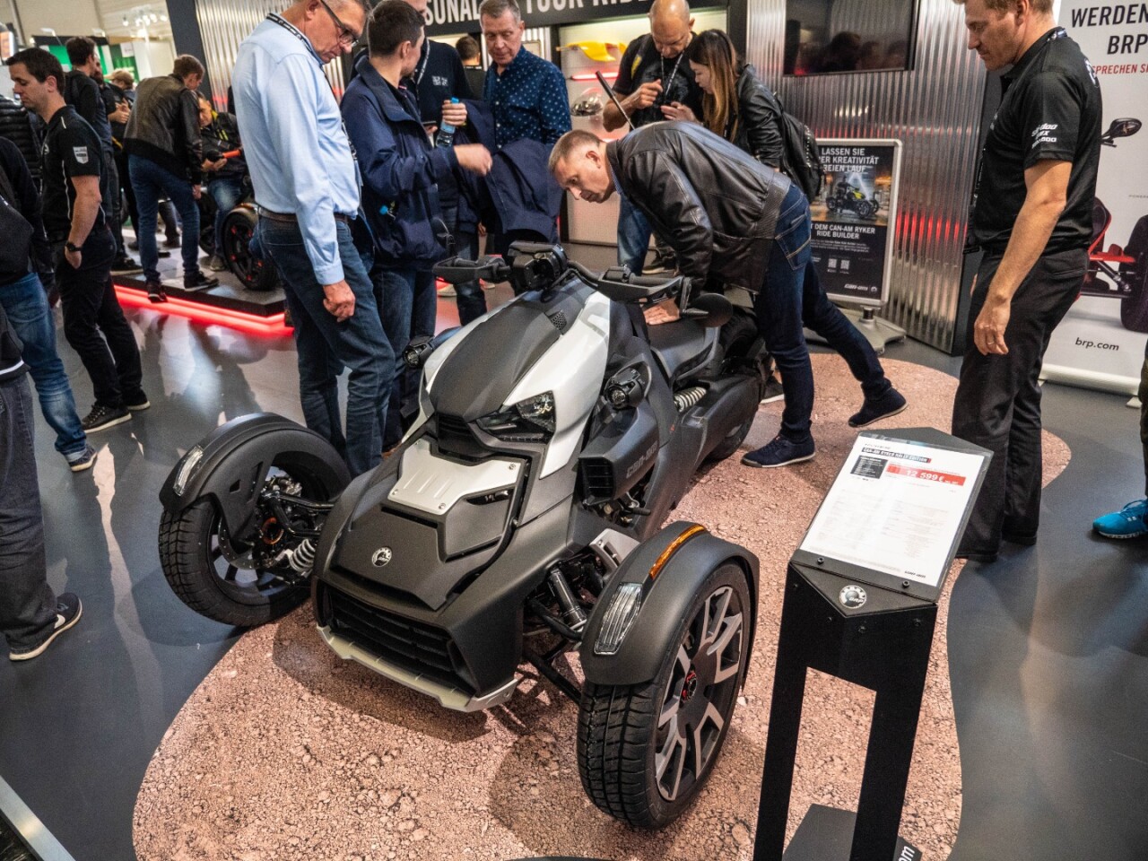 The Ryker brings the Can-Am three wheeler back down towards the size of a motorcycle