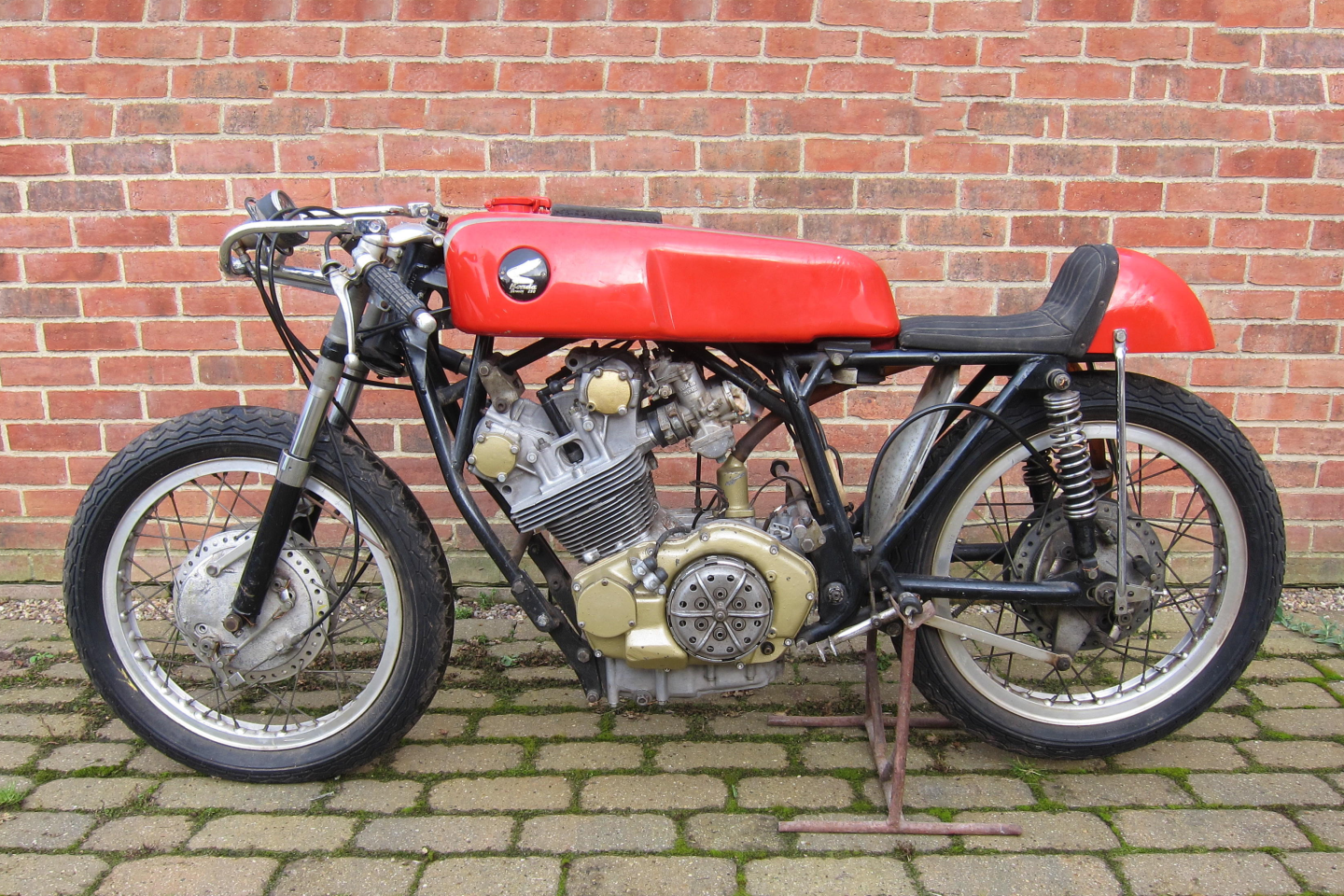 A rare circa 1963 Honda 250cc CR72 Racing Motorcycle