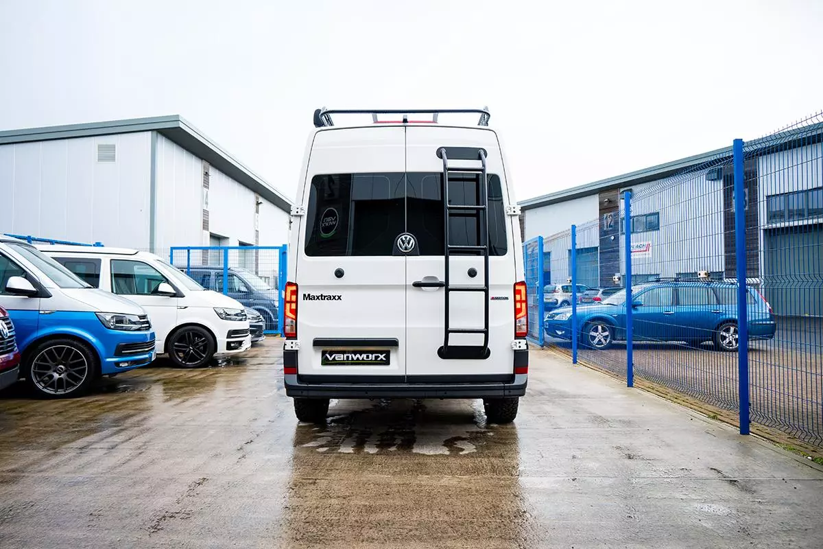 A long-wheelbase Vanworx MaxTraxx