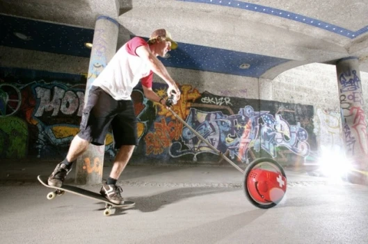 The easyglider X6 - skateboard power