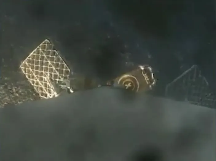 Falcon 9 making landing approach