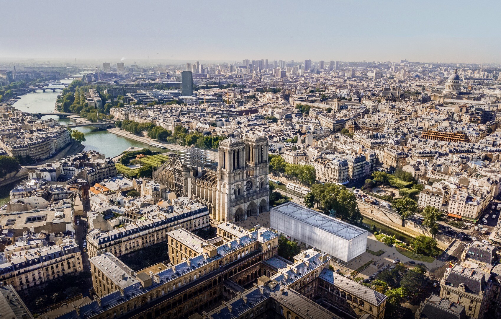 Temporary replacement proposed for NotreDame cathedral
