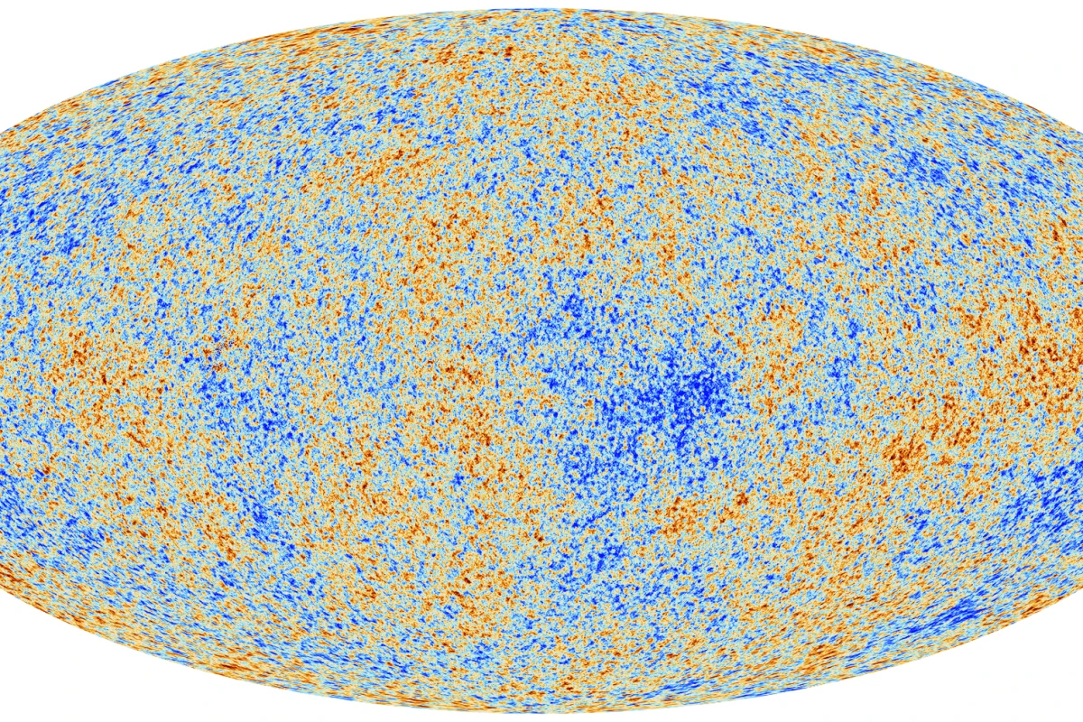 The ESA's Planck space telescope has revealed a detailed image showing the 'afterglow' of the Big Bang (Image: ESA)