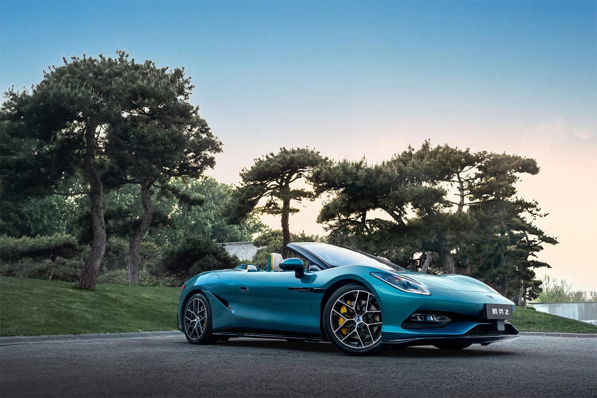 The Z is powered by a monstrous electric powertrain that's good for a 0-60 mph time of less than 2 seconds