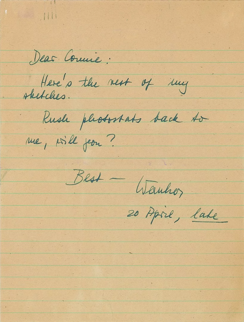 Cover letter by von Braun