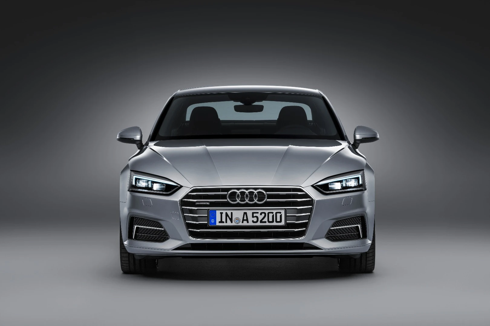Audi has tweaked the A4 headlamps to make the A5 a bit sportier