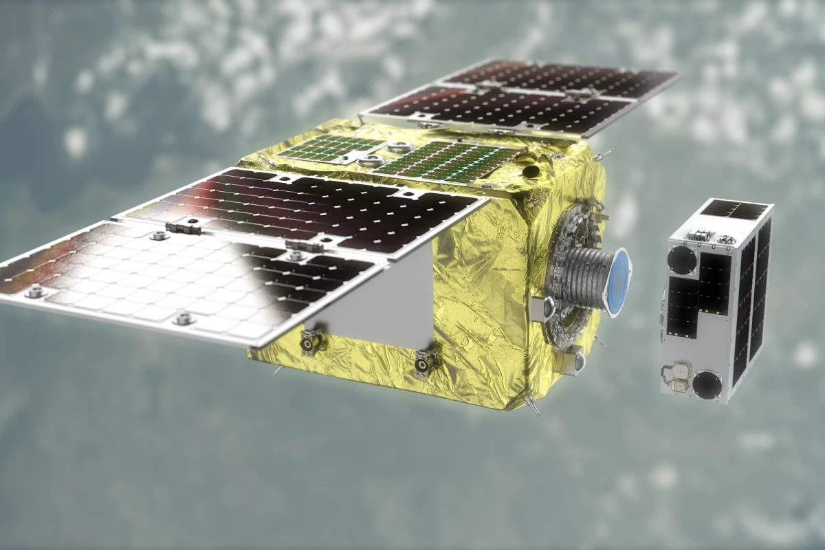 ELSA-d's magnetic capture mechanism includes a servicer and client module