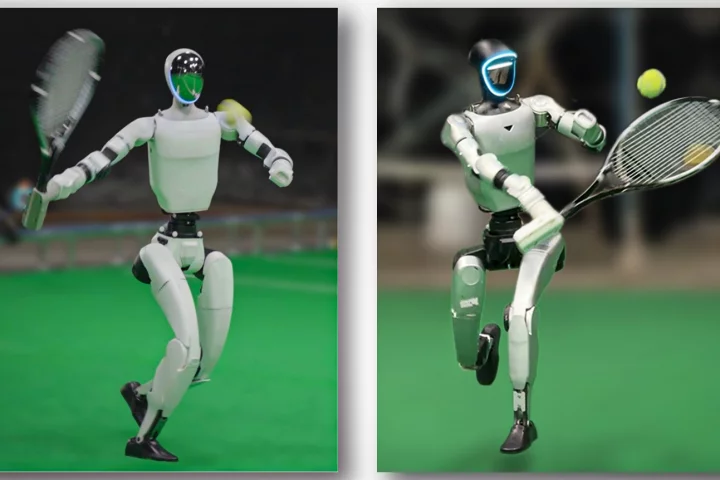 Humanoid Robot Gets Surprisingly Good at Tennis