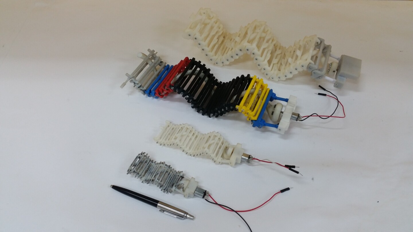 The wave motion mechanism can be produced in different sizes