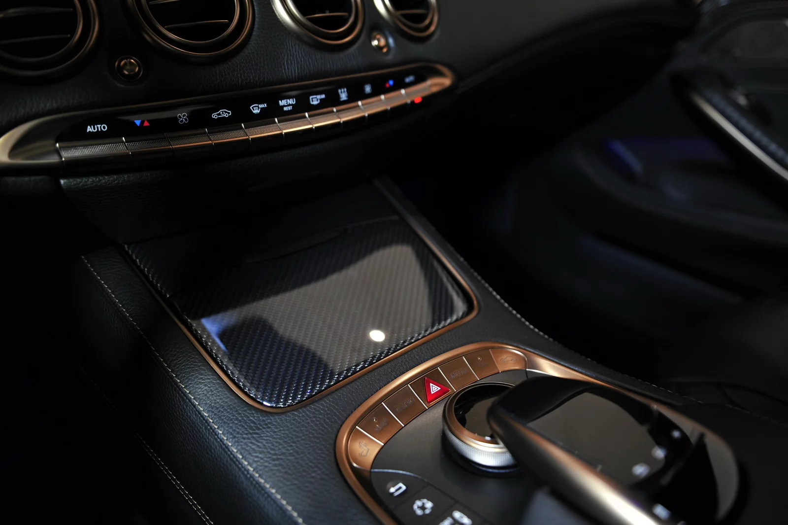 Brabus finishes more than 200 interior parts in Shadow Gold