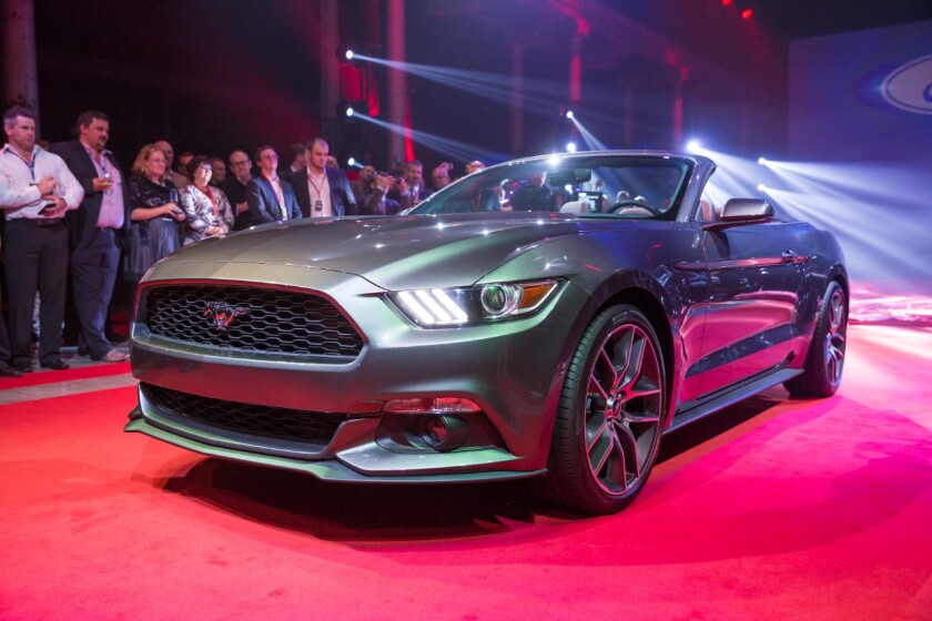 Ford says the new convertible uses a fast-folding cloth top