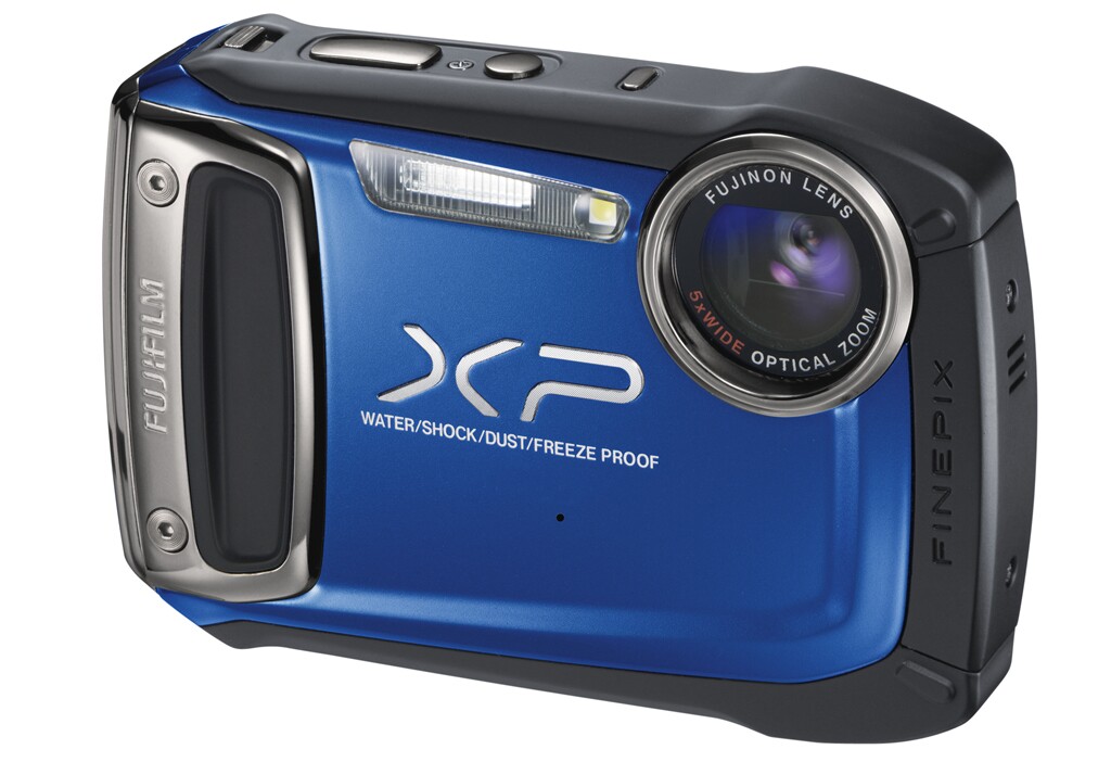 The rugged XP100 in blue