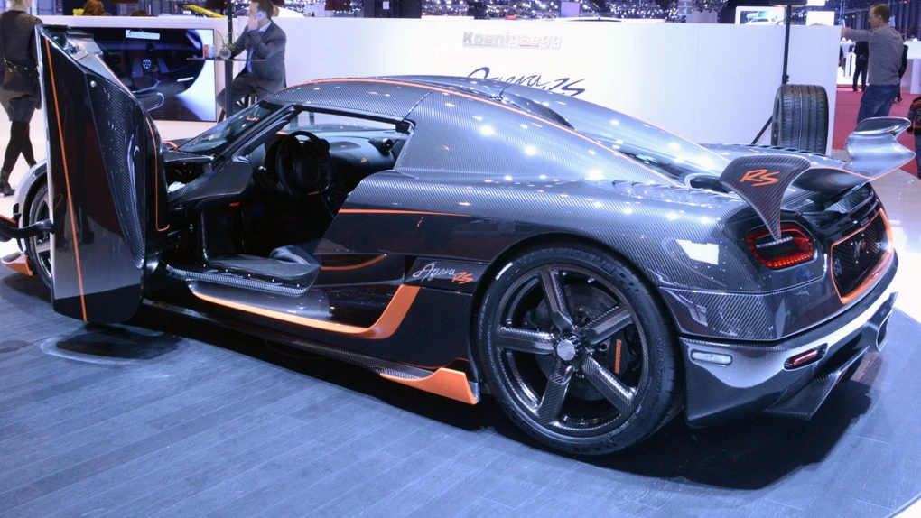 The Agera RS on the stand at Geneva (Photo: C.C. Weiss/Gizmag.com)