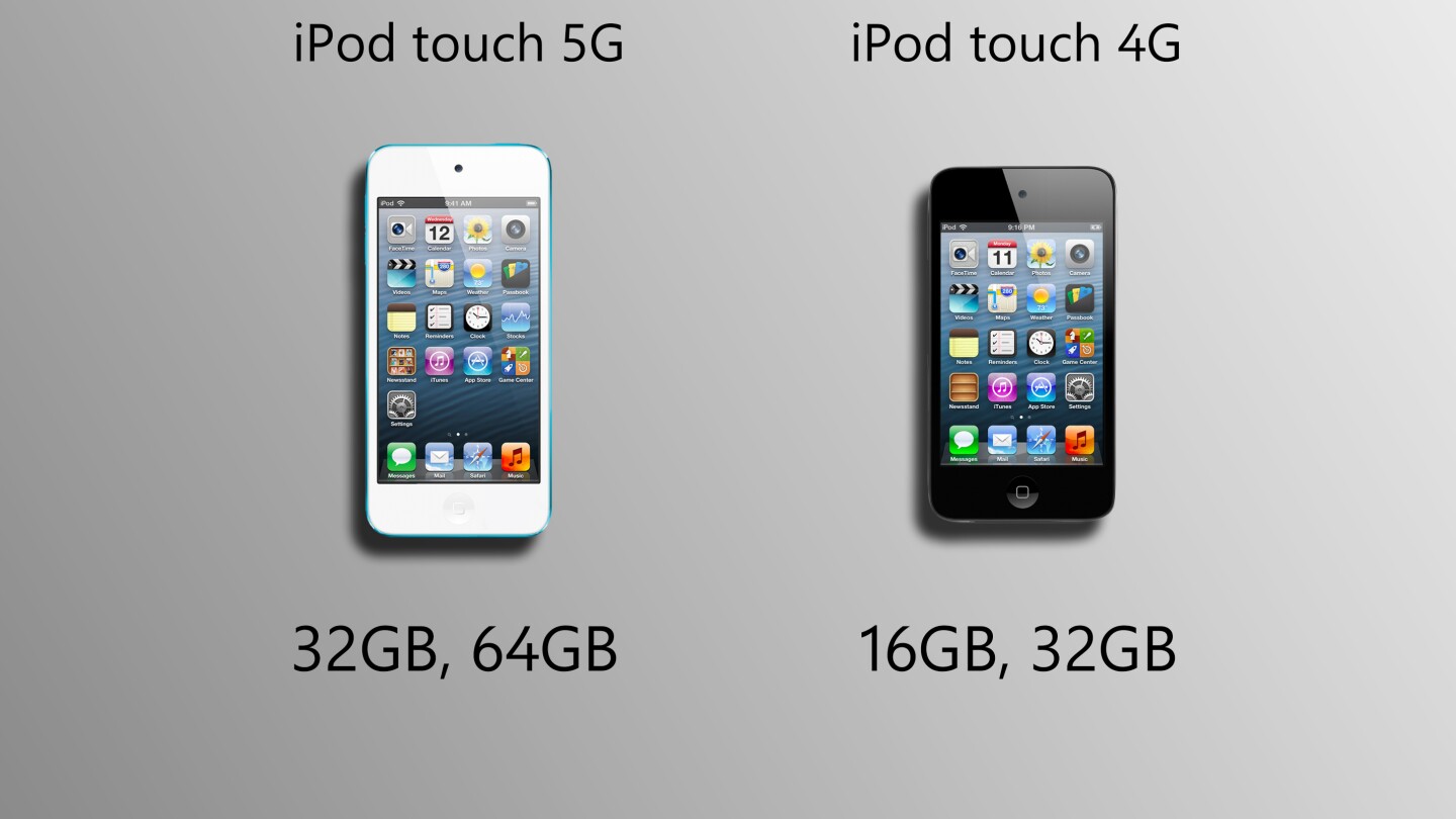 Apple offers a healthy amount of storage for both models