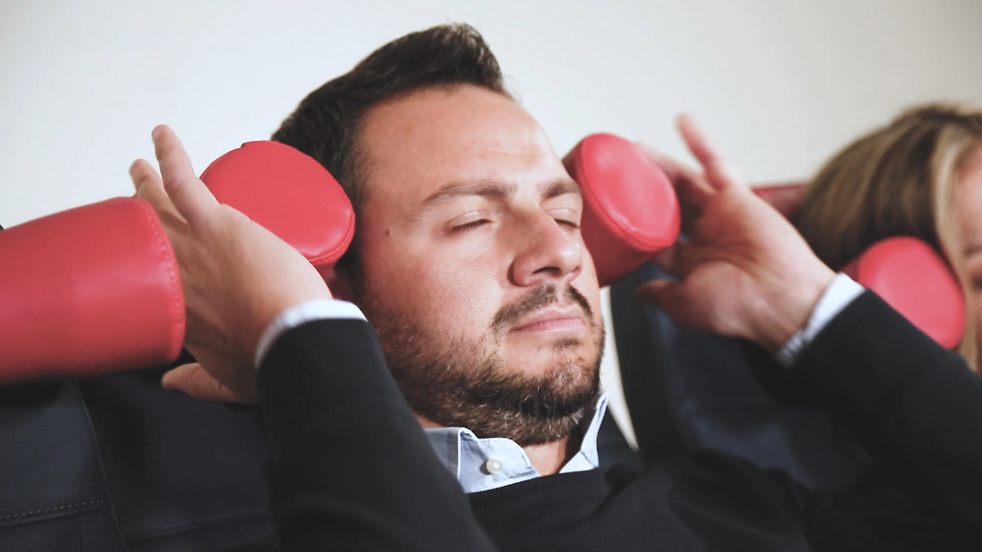 The Boom Headrest can be bent into shape, offering you some proper head and neck support to sleep on