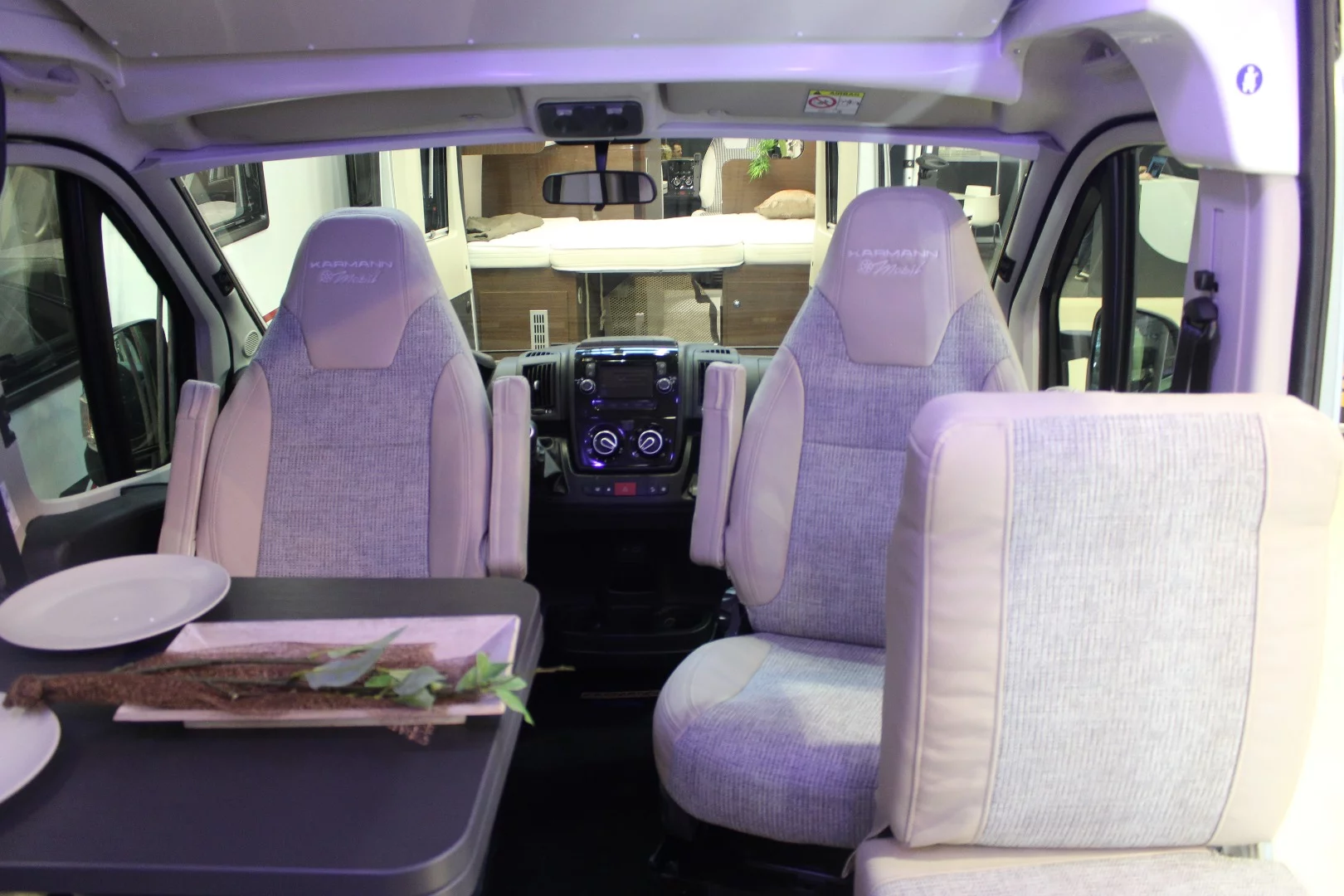 Inside the Karmann Mobil Dexter 555