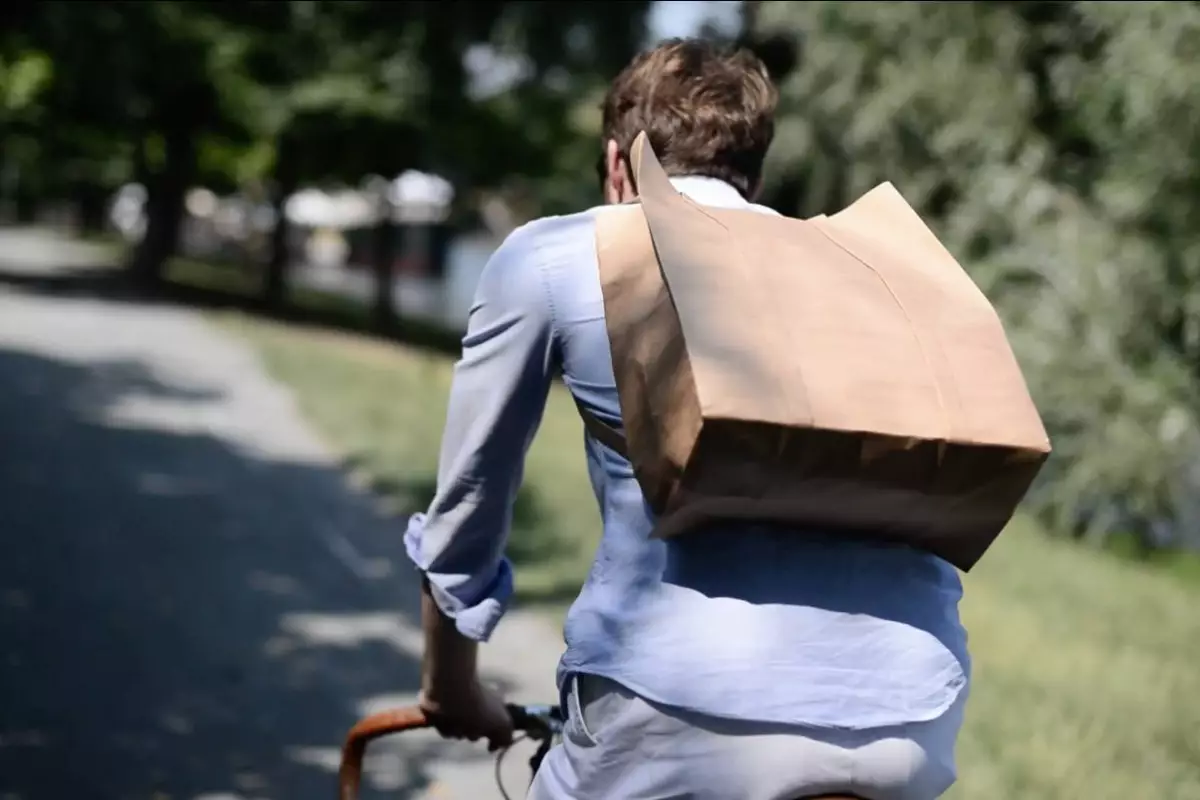 It is hoped that the PaperJohn will encourage more people to cycle to the shops than drive