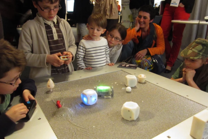 Kids are sure to create a variety of games using the MoleBot table