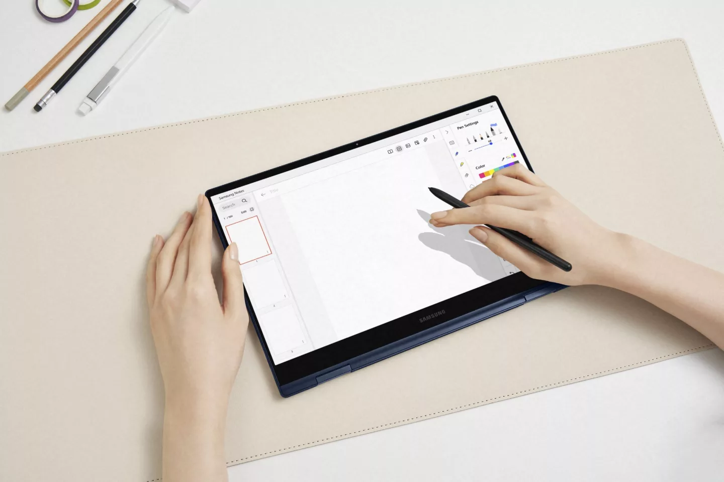 The Galaxy Book Pro 360 can be used like a tablet, and comes boxed with Samsung's latest S-Pen