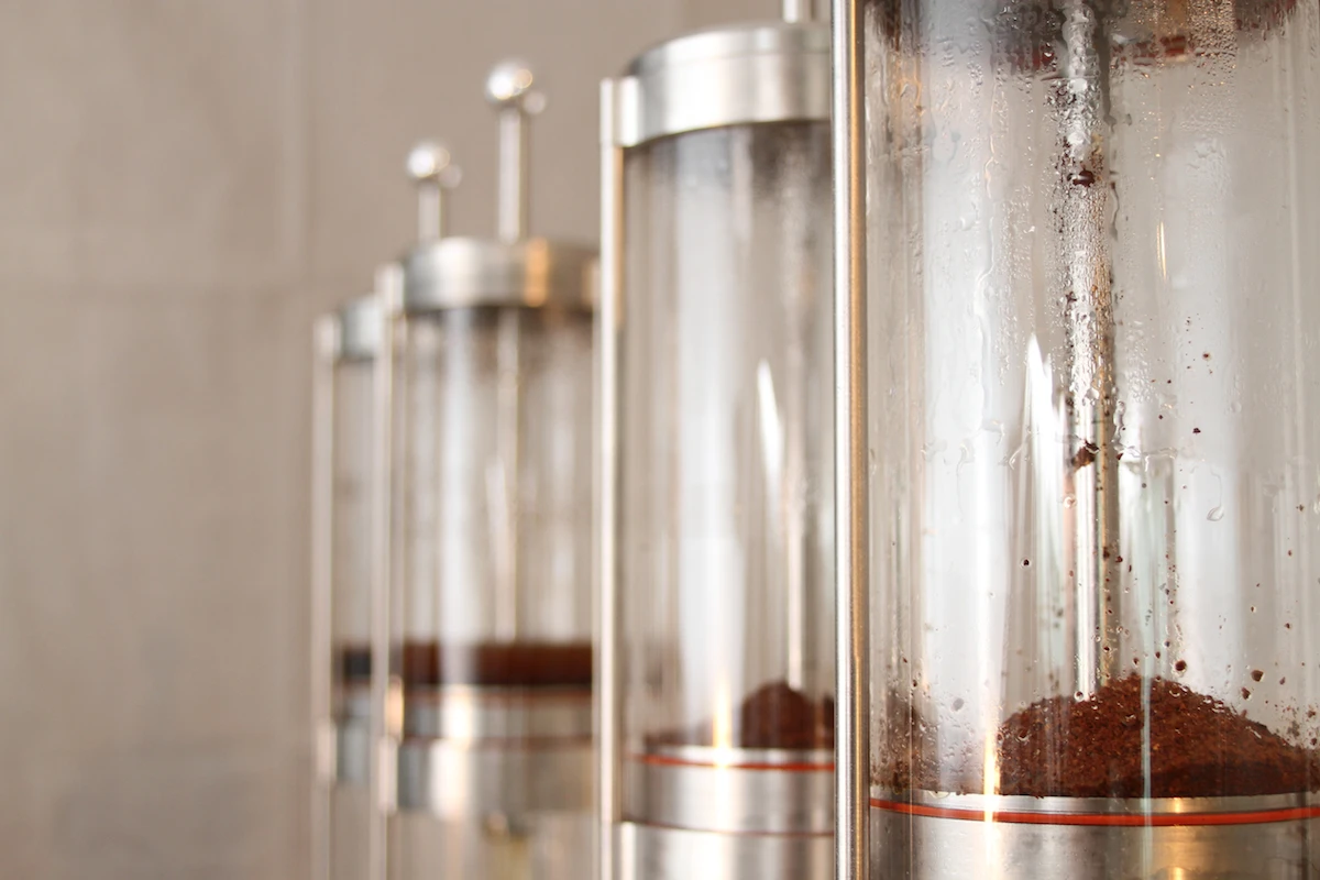 Alpha Dominche’s Steampunk Coffee and Tea Brewer precisely controls brewing parameters