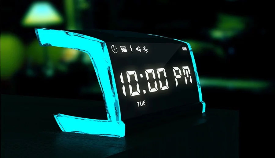 The singNshock plays your favorite music to rouse you before shocking you out of bed