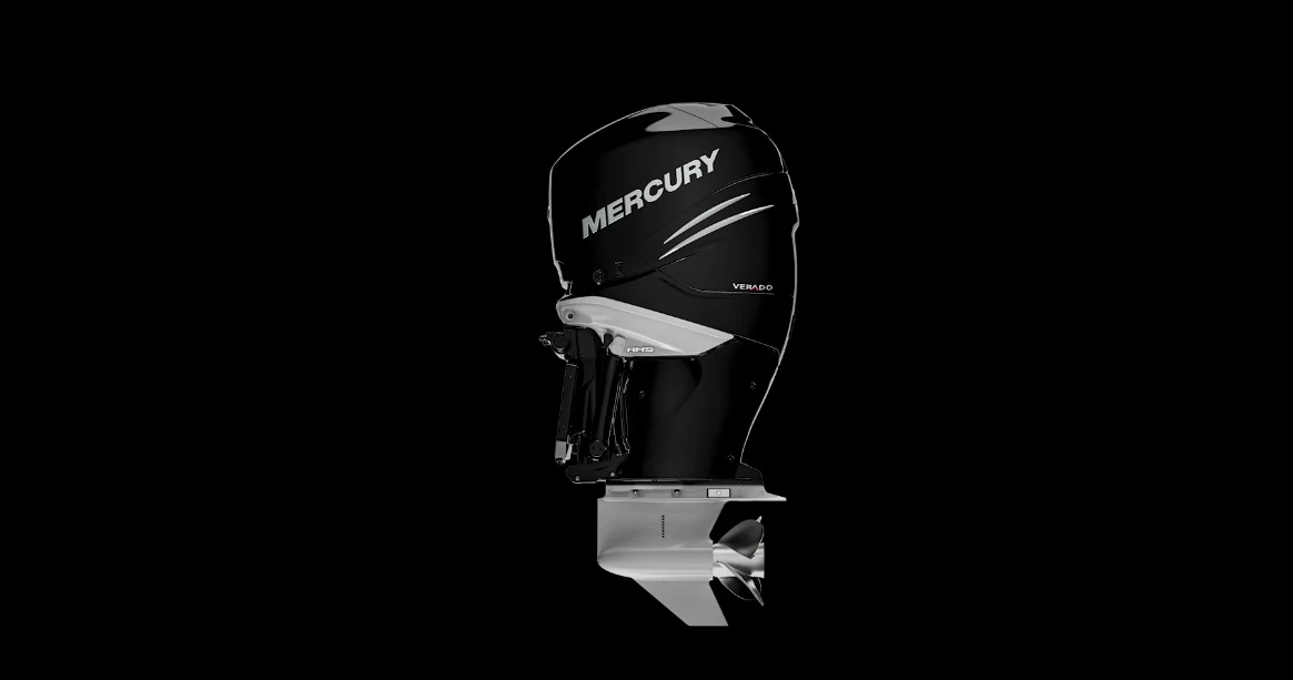 The Mercury V12 Verado puts out up to 600 hp