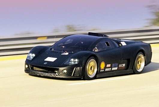 The Volkswagen W12 during its speed record blitz where it averaged over 200 mph for 24 hours.