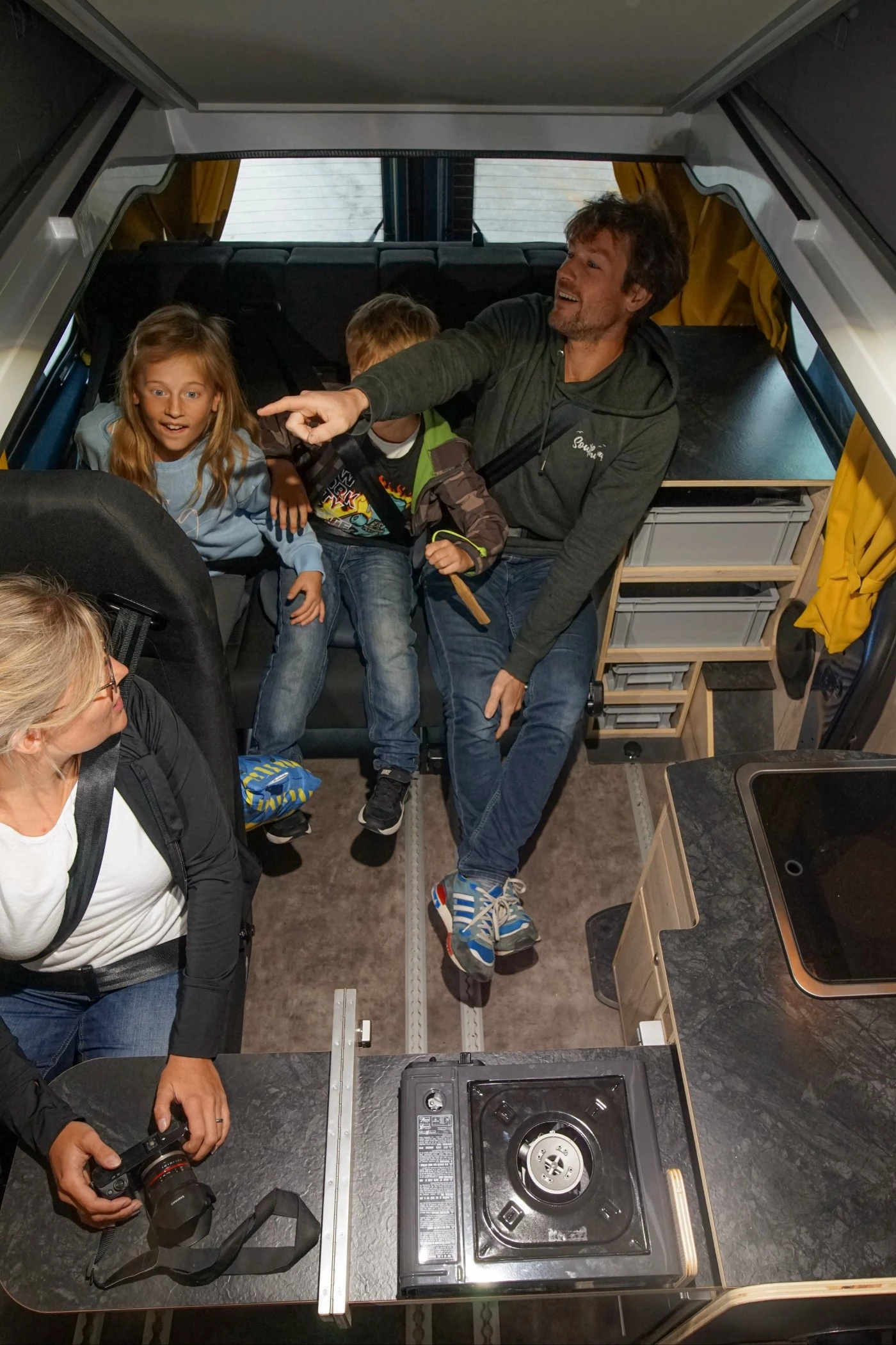 Ford mini-camper goes full Swiss Army to transport 9, sleep 4