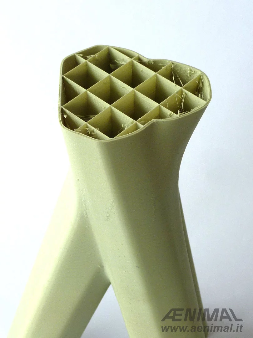 A 3D-printed component of the Aenimal Bhulk frame