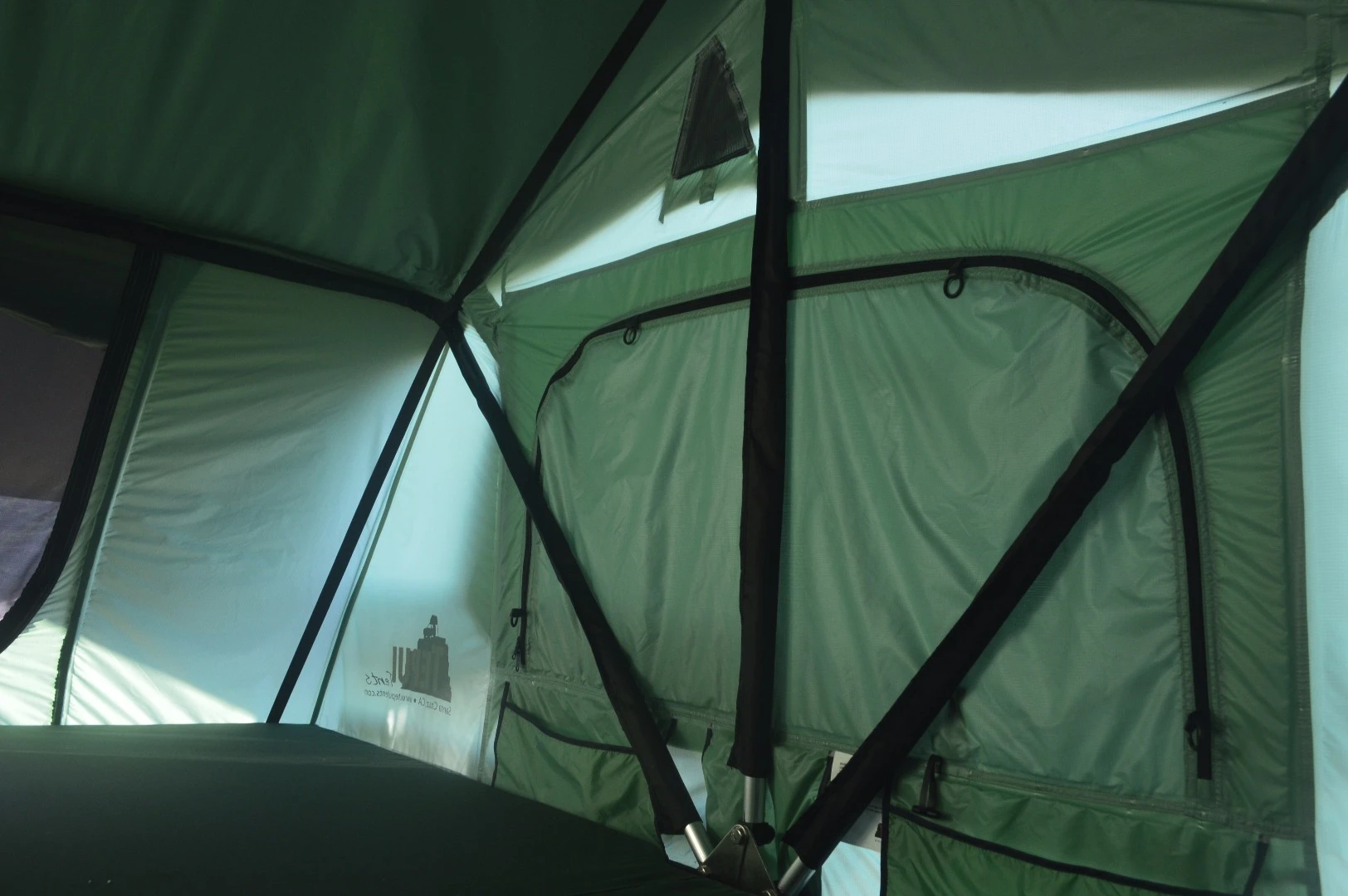 The A-frame structure is definitely burlier than the ground tents I've used