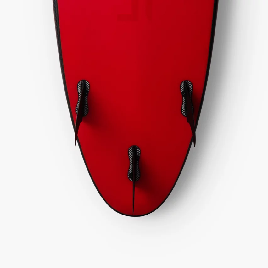 The Limited Edition Tesla Surfboard was cooked up together with renowned surfboard shaper Matt “Mayhem” Biolos