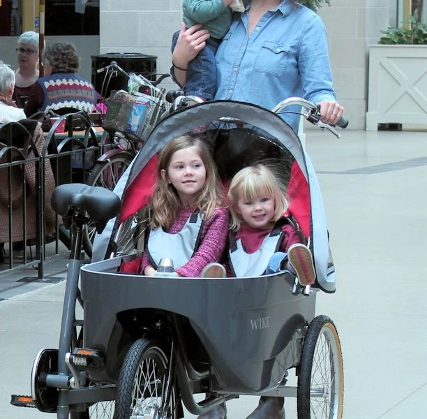 Just like other folding bikes that use an "N-folding" mechanism, the Salamander's rear end can be pulled up and in alongside the front