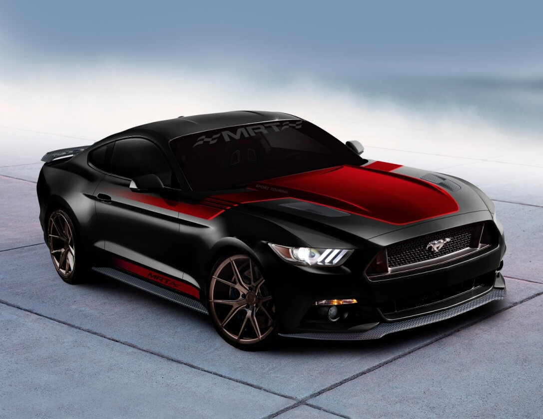 MRT has added a supercharger to the EcoBoost Mustang