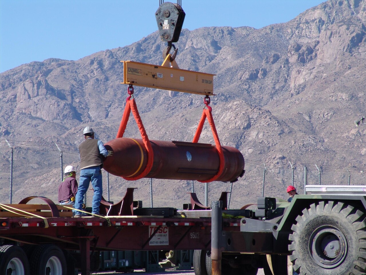 The GBU-57A/B without its fins