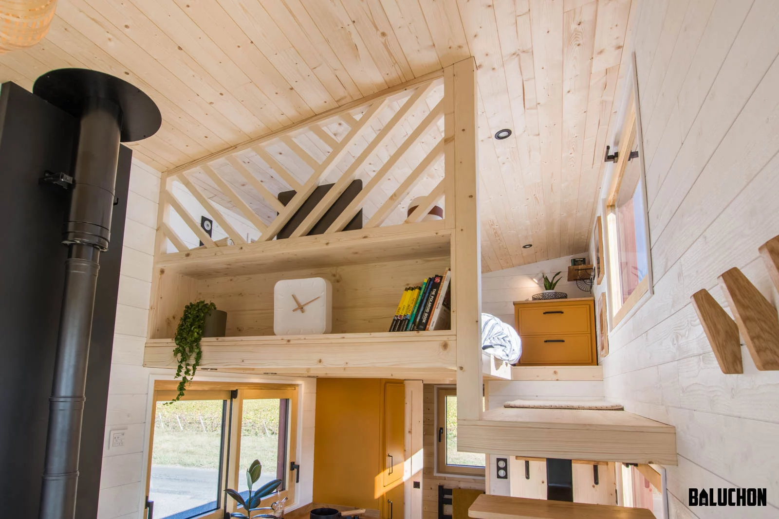 The Golden Hour includes multiple storage nooks placed around the home