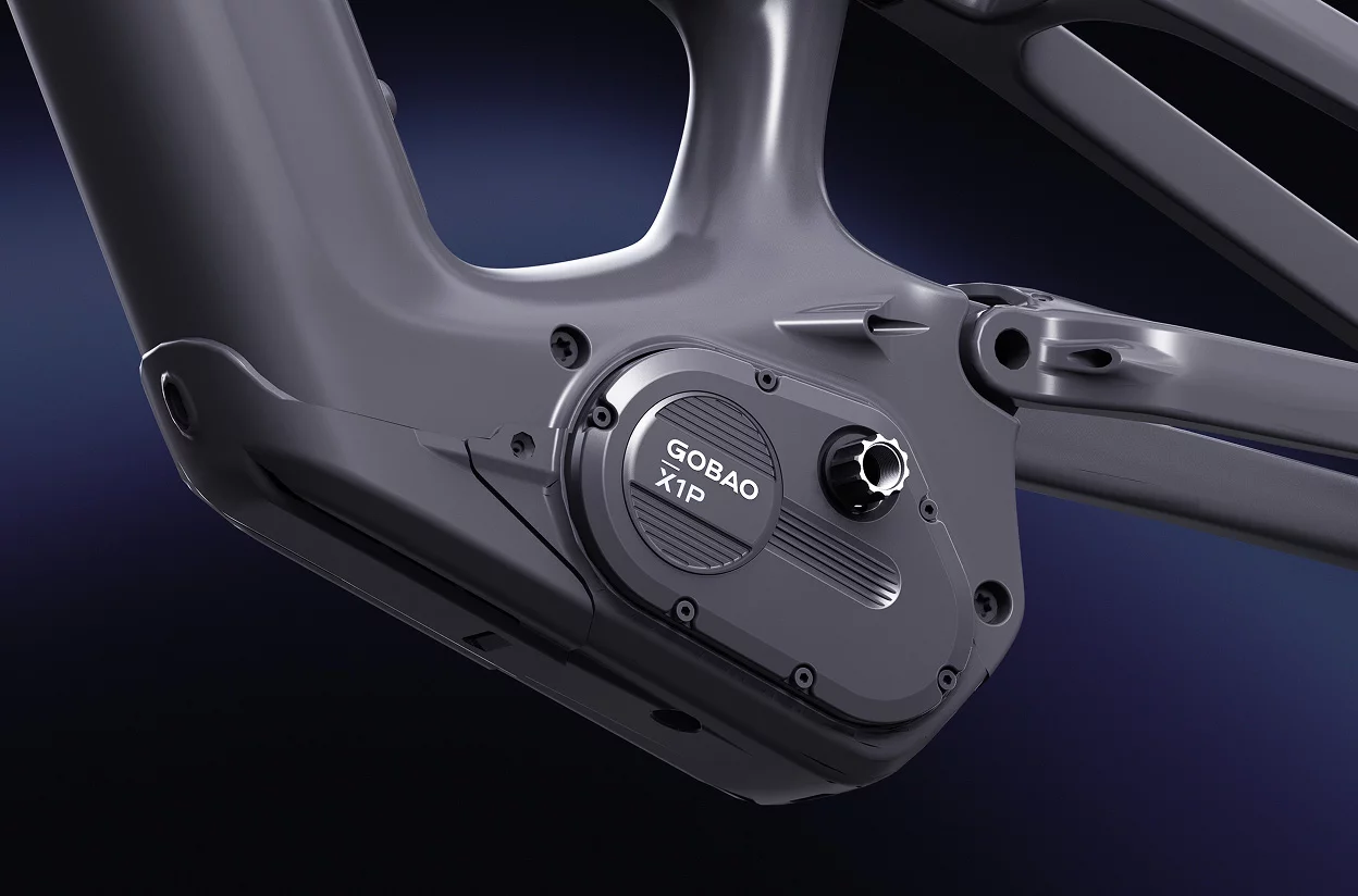Gobao X1P Mid-Drive Motor Integrates Electronic CVT to Eliminate Traditional Derailleurs