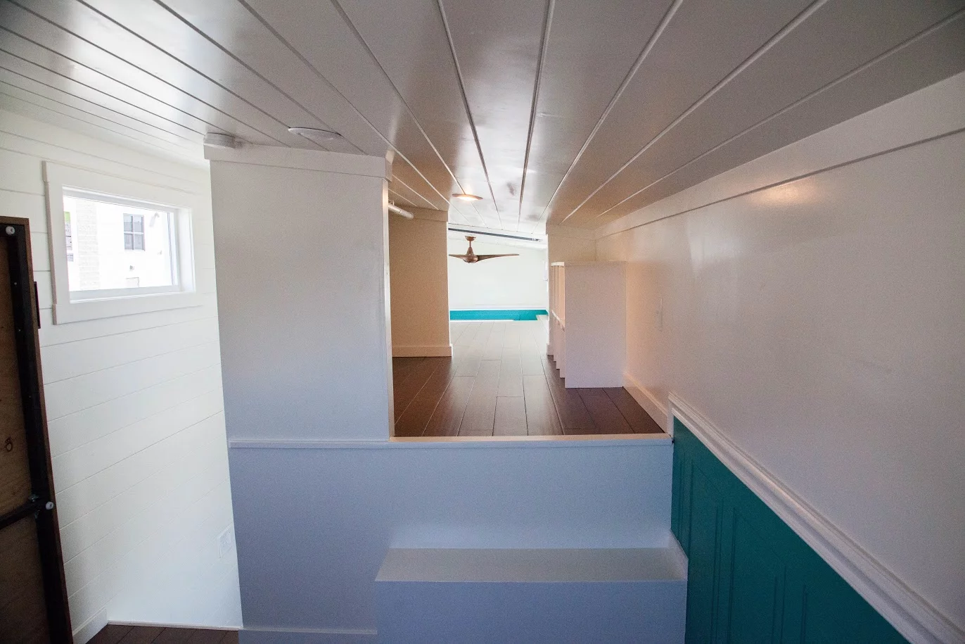 View towards El Gato's "crawl-in" closet