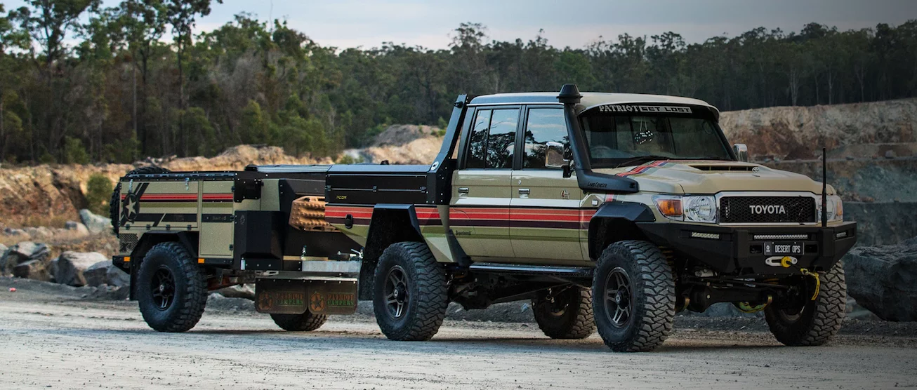 If you're wondering about the matching Land Cruiser, Patriot plans to make it available in its "SuperTourer" lineup