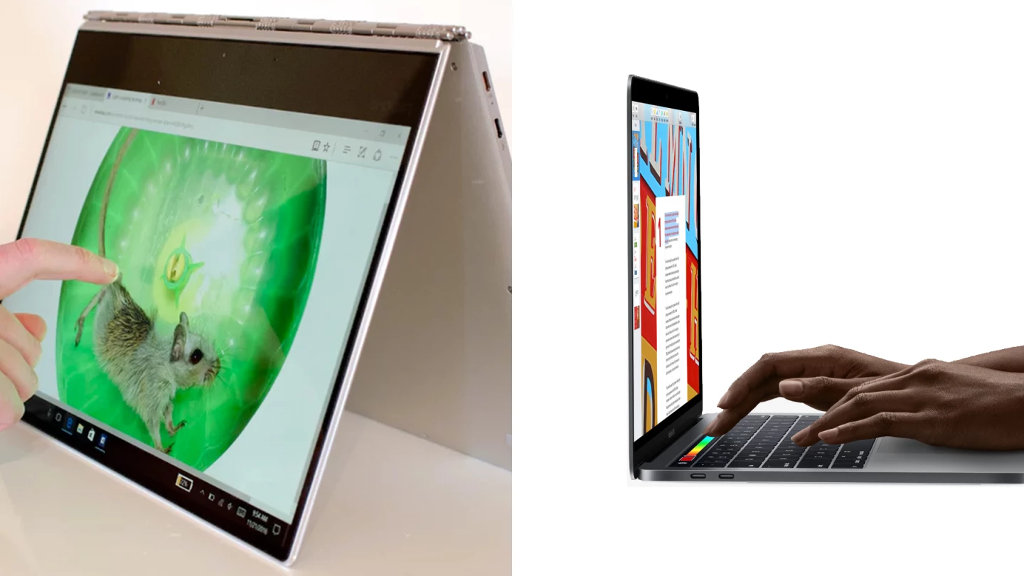 2-in-1 Windows laptops like the Lenovo Yoga 910 are gaining traction, but Apple's mobile-inspired Touch Bar is a dud