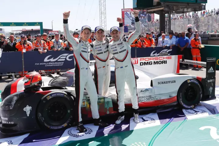 Victory for Porsche at Le Mans