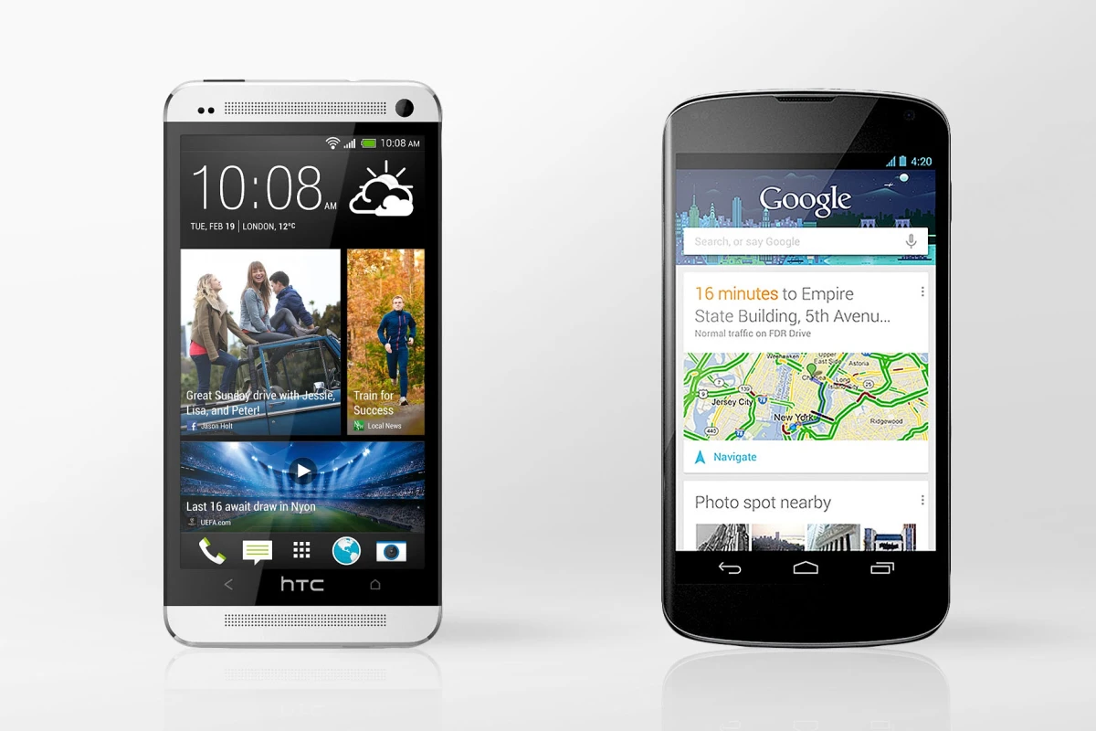 Gizmag compares the HTC One and LG/Google Nexus 4