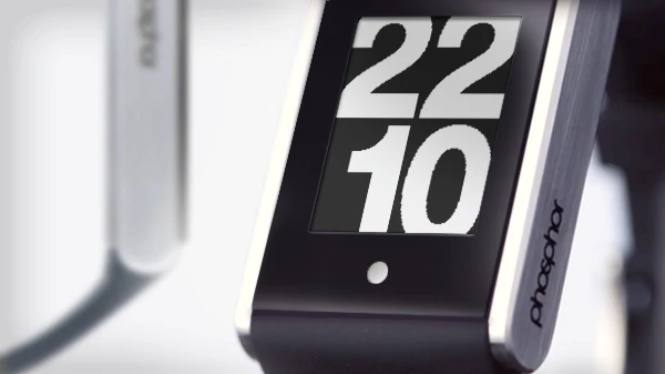 The Touch Time features an "always on" LED-backlit LCD display