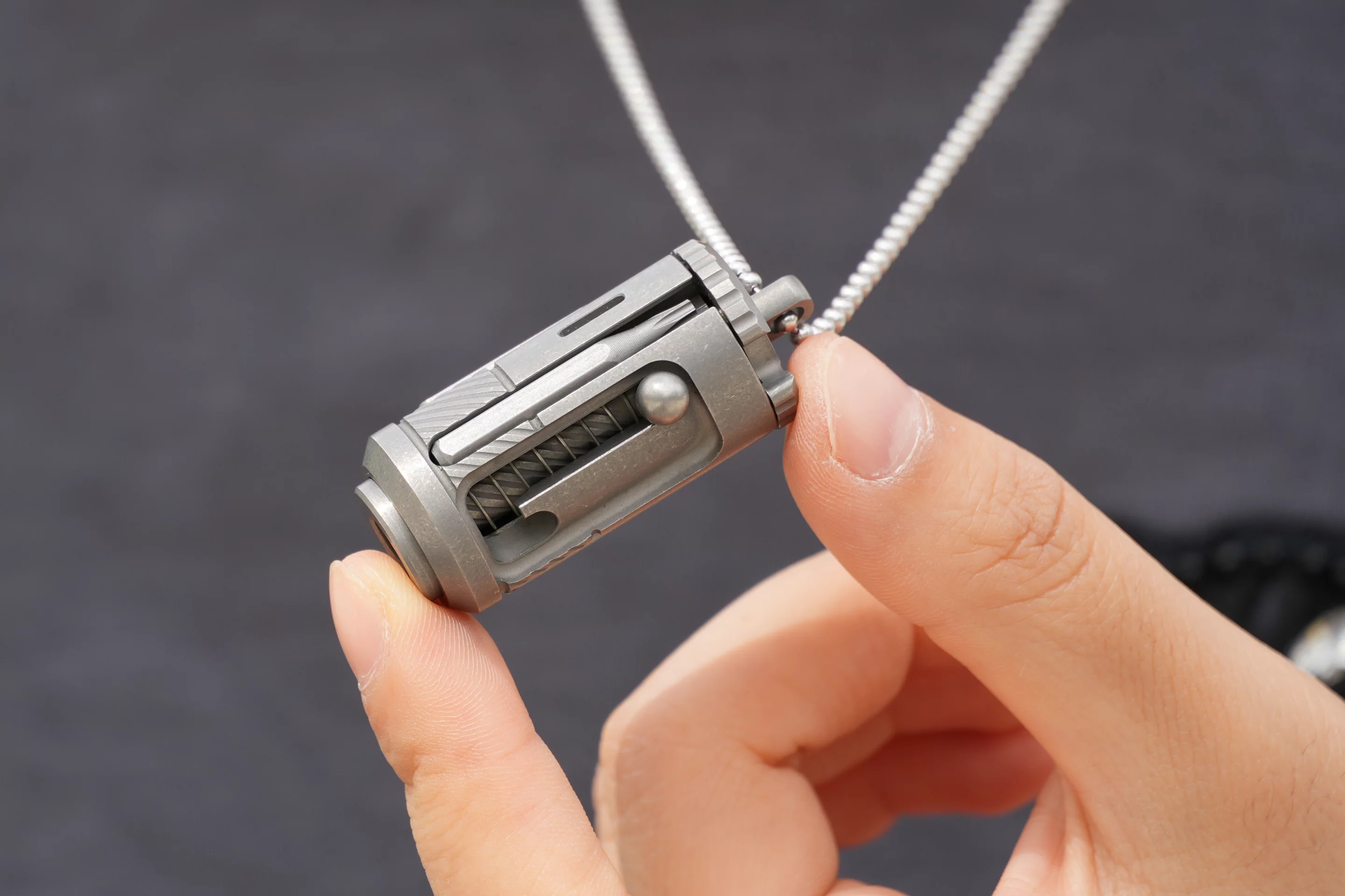 The FixBoy can be attached to a lanyard, key ring or neck chain