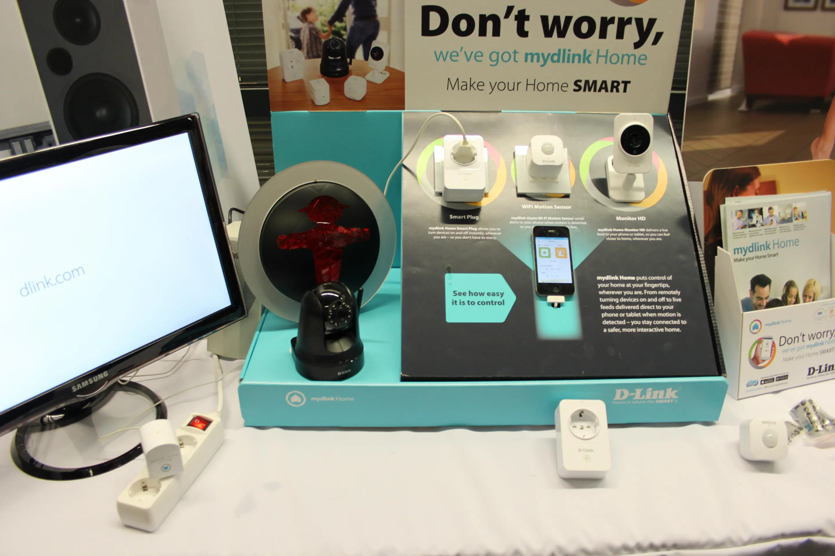 The mydlink Home range (Photo: Chris Wood/Gizmag)
